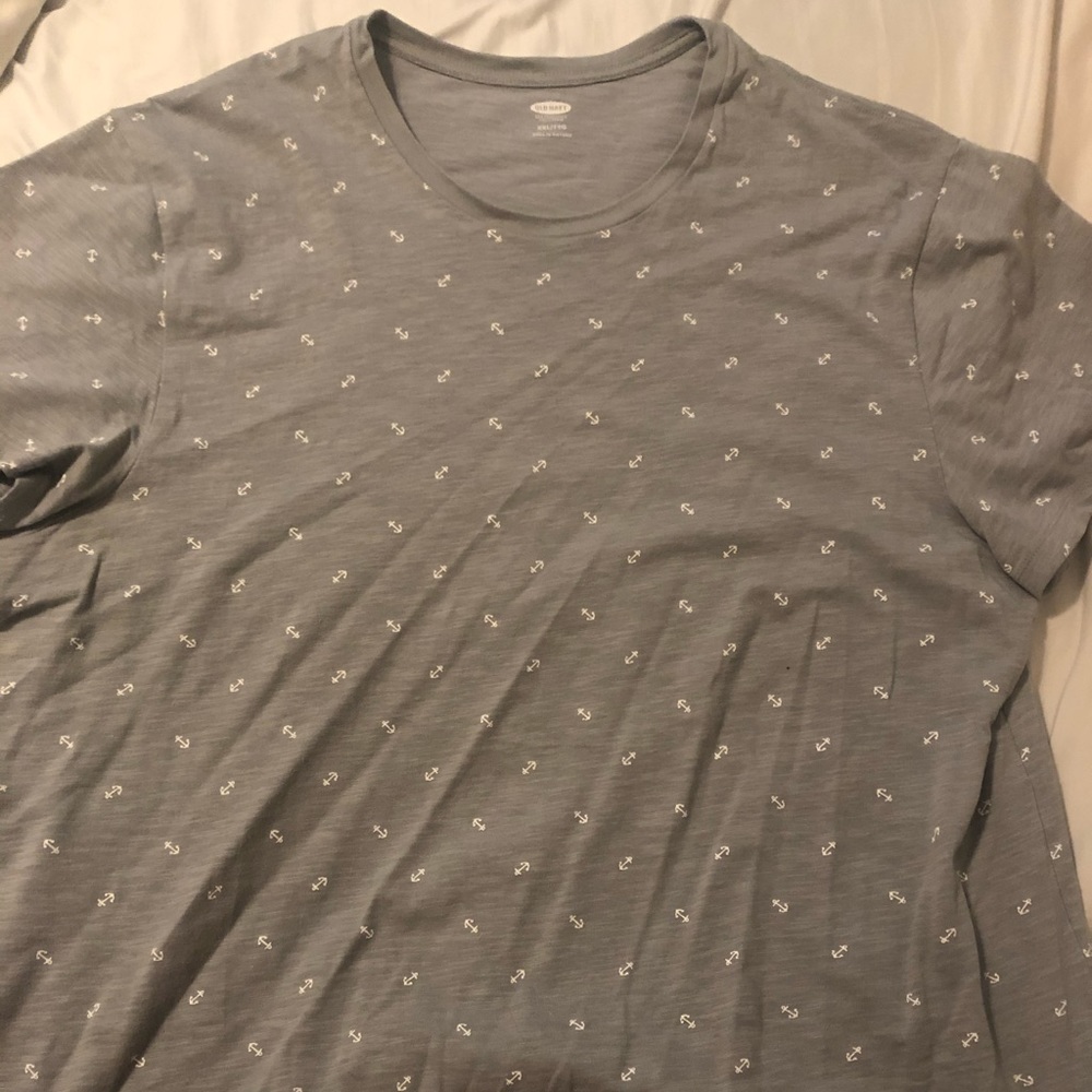 Gray Anchor logo Old Navy T-Shirt XXL